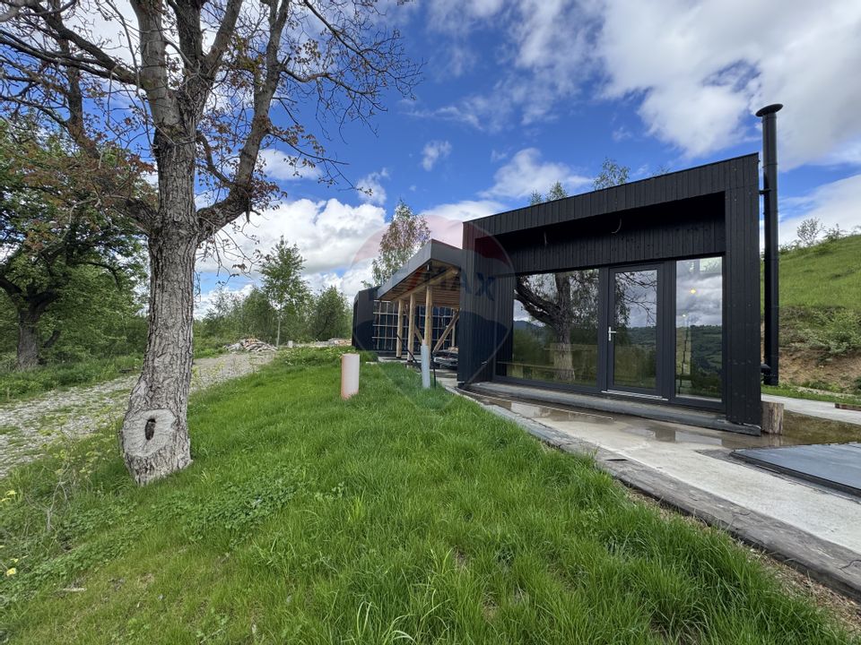 Doua case la munte, cu vedere superba, localizate in Poiana Marului