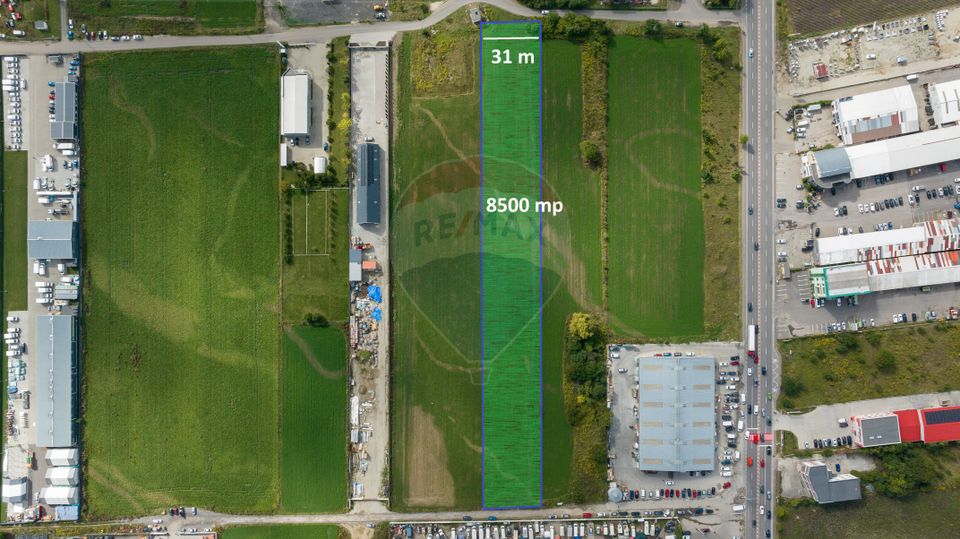 De vânzare – Teren industrial 8.500 mp, Grivitei/Calea Feldioarei