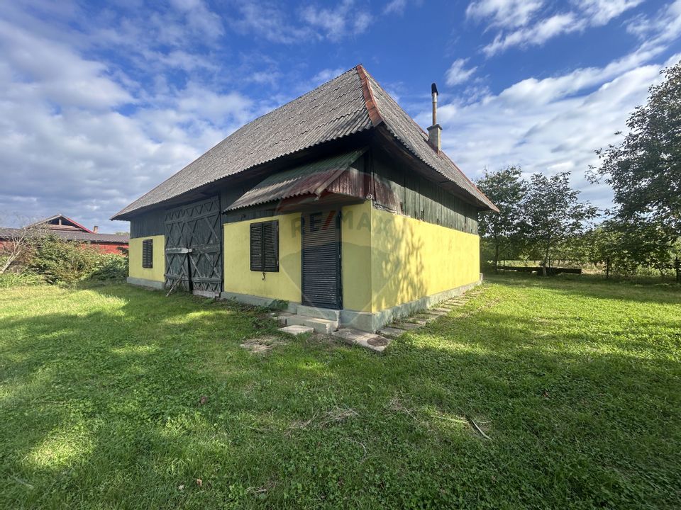 Casa - sura cu 16 ari teren de vânzare în Buşag