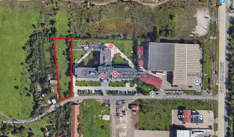 Land 1,900sqm Arad / Strada Stefan Ludwig Roth