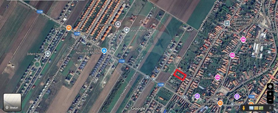 Teren Cristian-Brasov / Strada Barsei cu proiect de casa