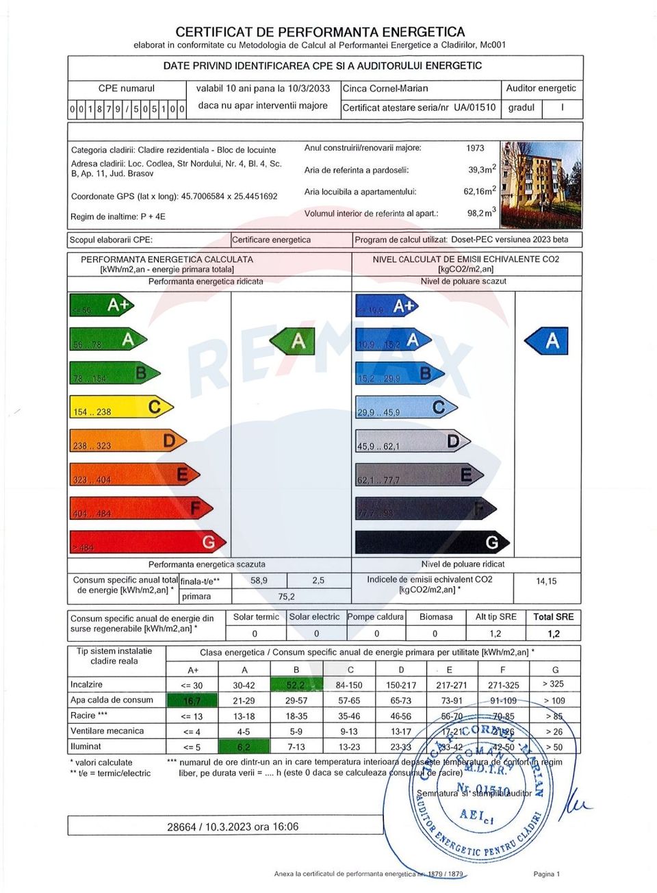 Comision 0% Apartament 2 camere, Nordului Codlea!