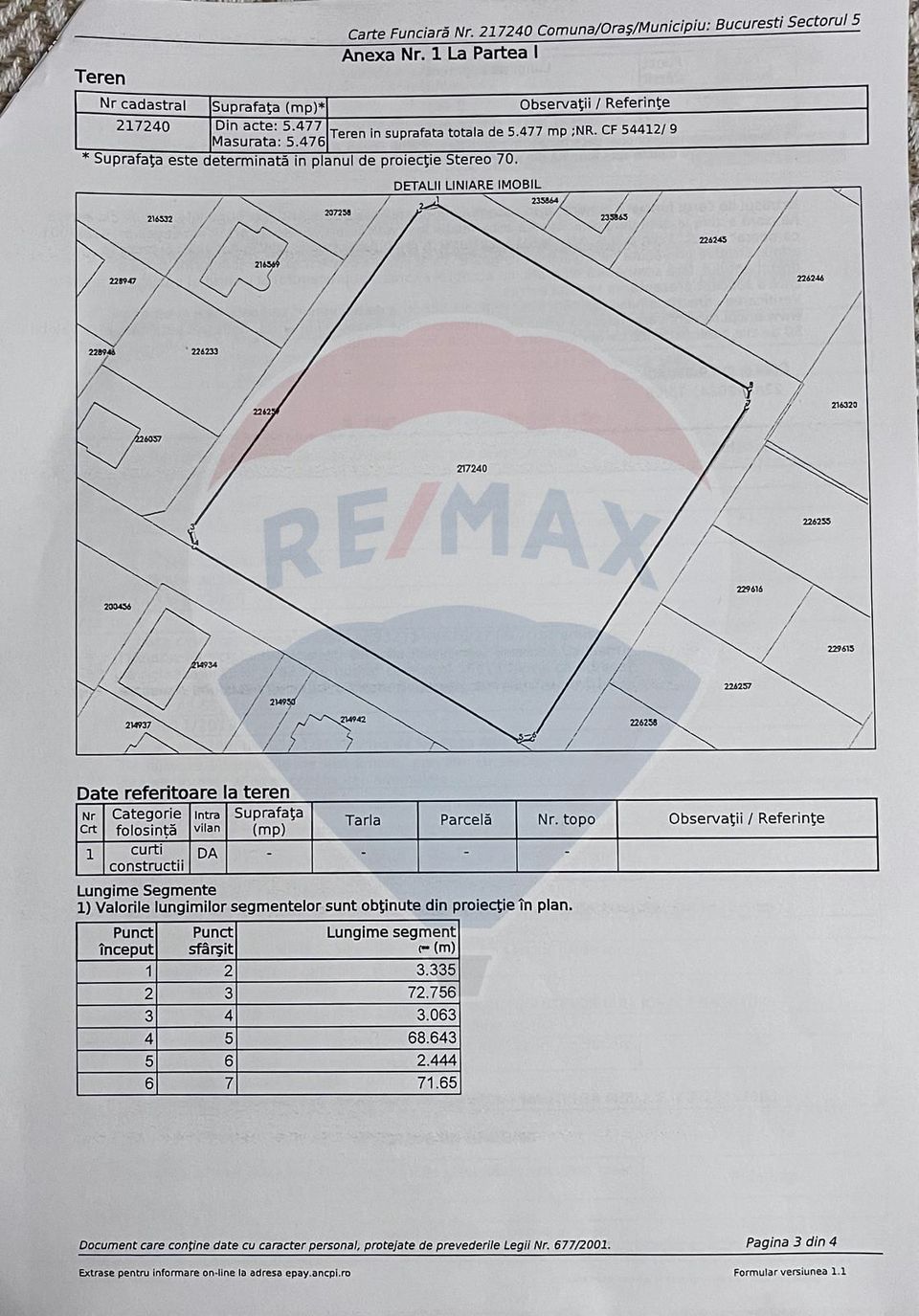 Teren 6218 mp - de vanzare in Ghencea / Strada Nandru