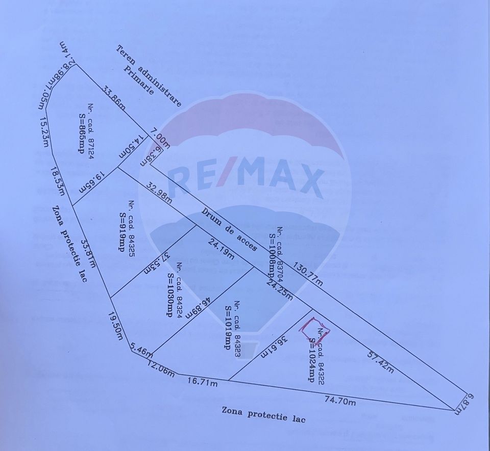 Teren Intravilan de Vânzare – 5.000 mp cu Deschidere la Lac.