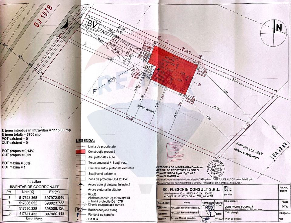 Land 3,700sqm Galtiu / DJ 107B