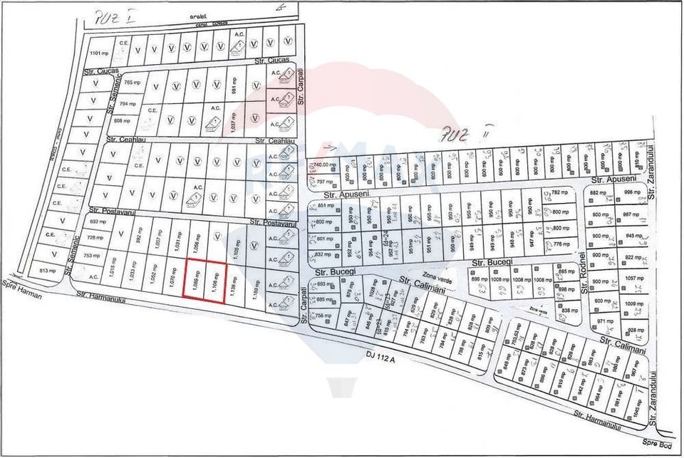Land 732sqm Bod / Strada Harmanului