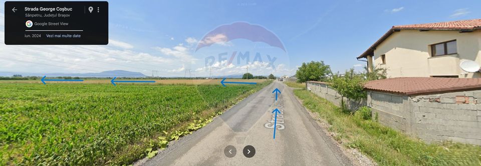 Teren de vanzare 4,300mp Sanpetru / Strada George cosbuc