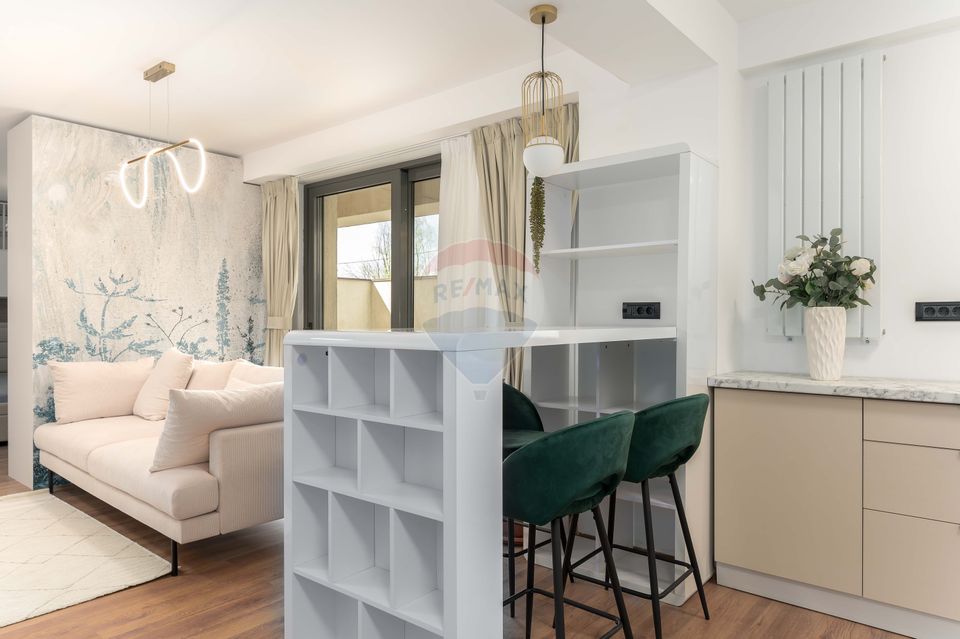 Apartament lux cu 2 camere și terasă generoasă 50 mp Pipera