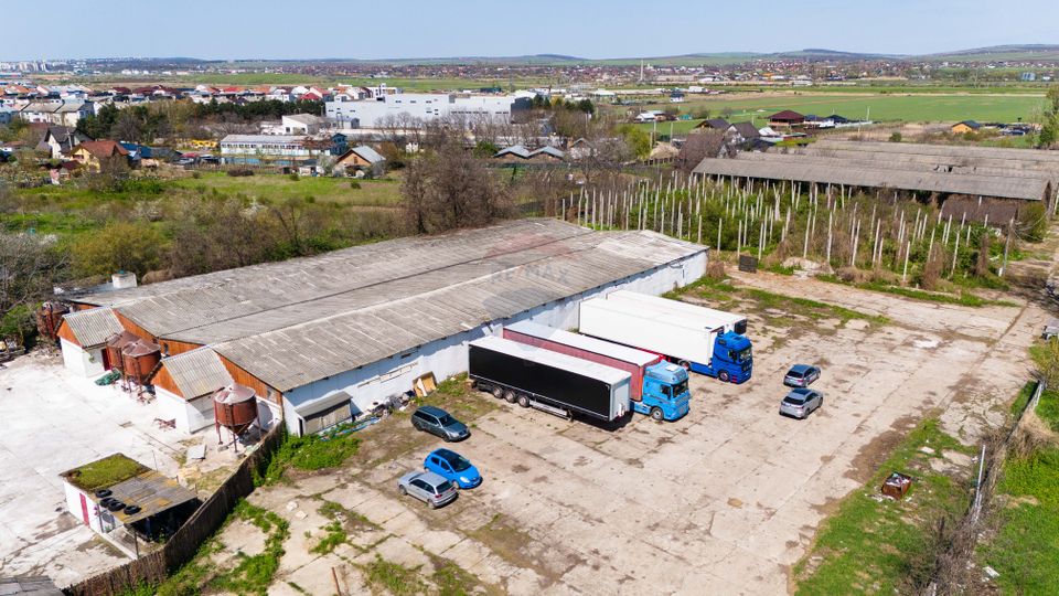 Teren Industrial 3Ha și Hală 1000mp de Vânzare în Tomesti - IAȘI