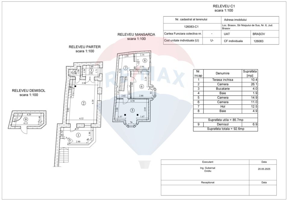 CASA 3 CAMERE CU 86 MP, BECI, POD SI CURTE | ZONA SCHEI