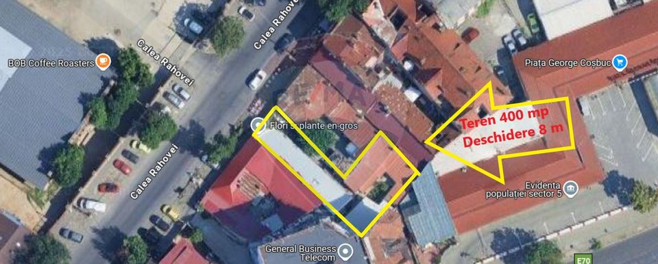 Teren Calea Rahovei 400 mp Piata George Cosbuc