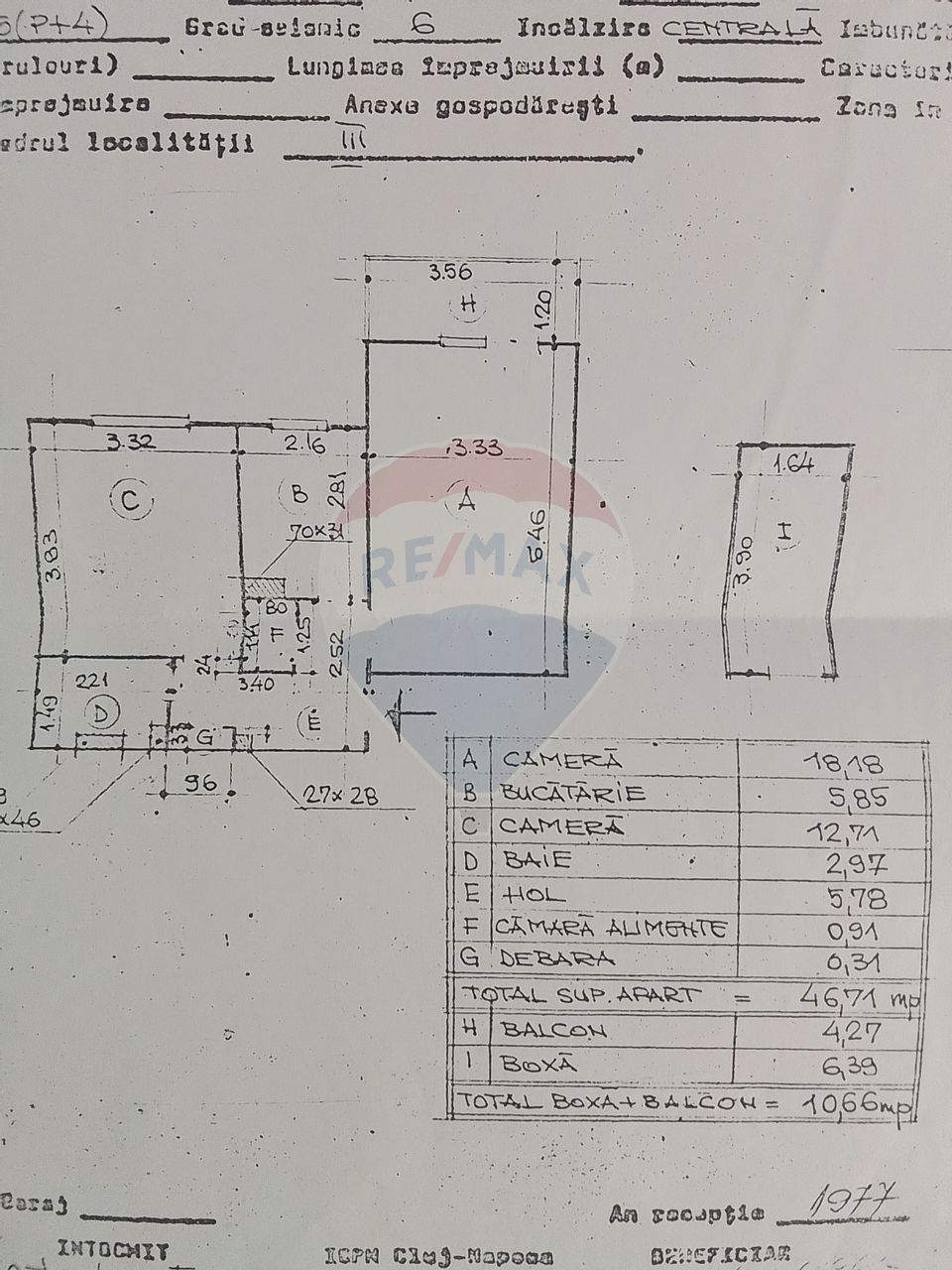 2 room Apartment for sale, Gruia area