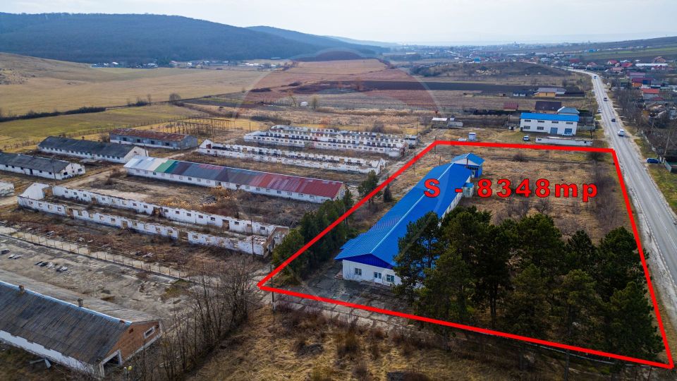 Spațiu industrial, comercial, depozitare,860mp,com Traian, jud Bacău,