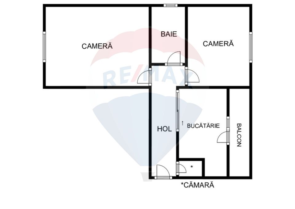REZERVAT - Apartament de vanzare, 2 camere, Str. Tulcea