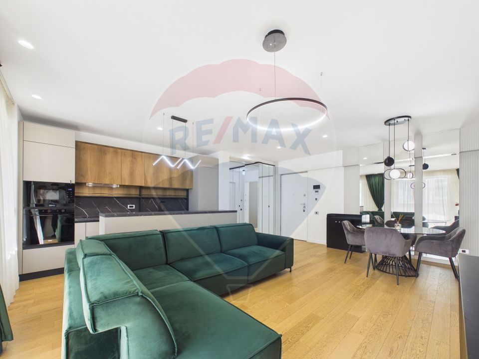 Apartament cu 2 camere de închiriat Promenada/Aviatiei Tower