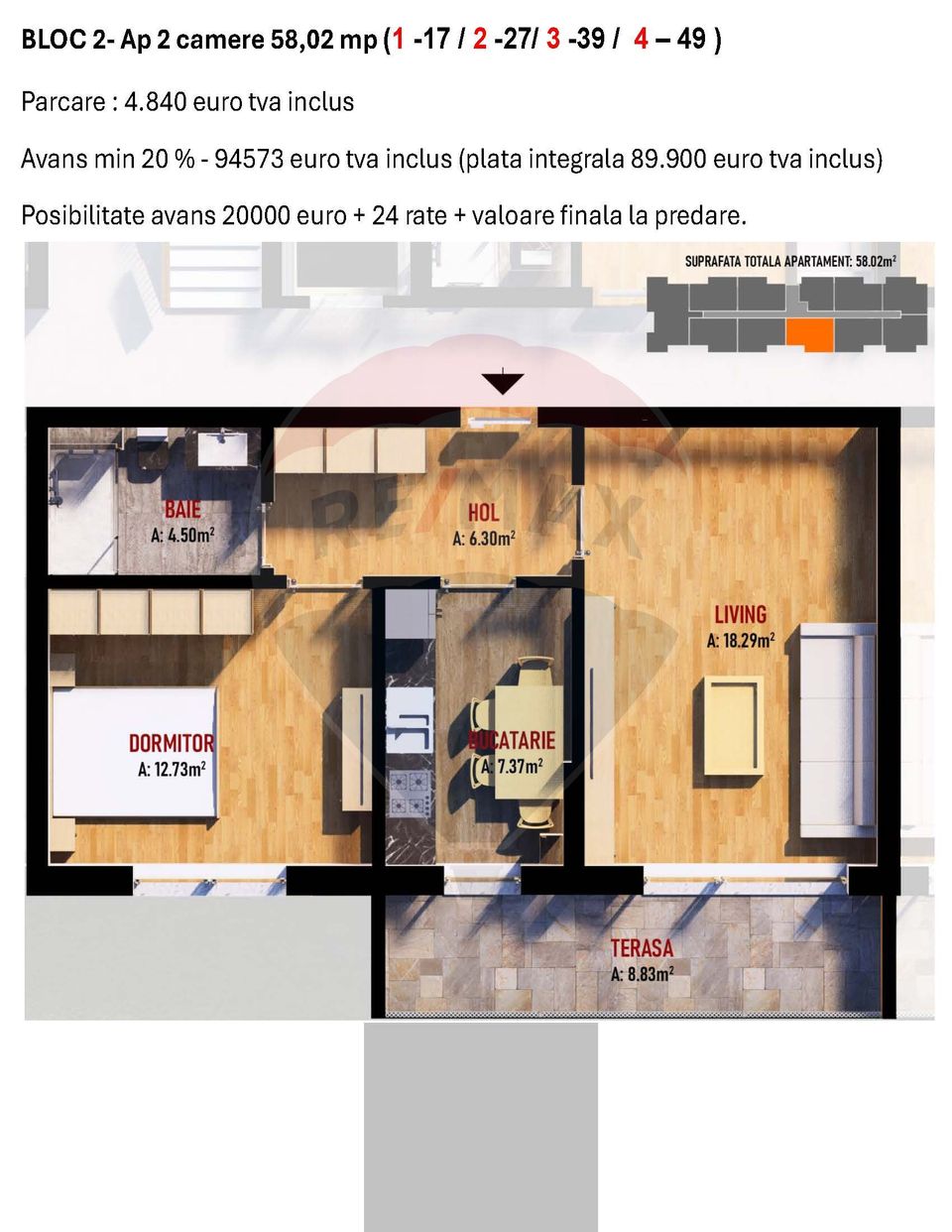 Apartamente in ansamblu rezidential - Dobroesti