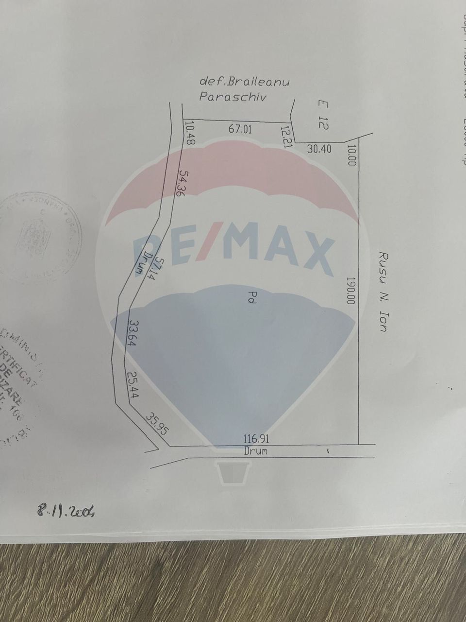 Land 25,000sqm Racoasa / Drumul Varnita