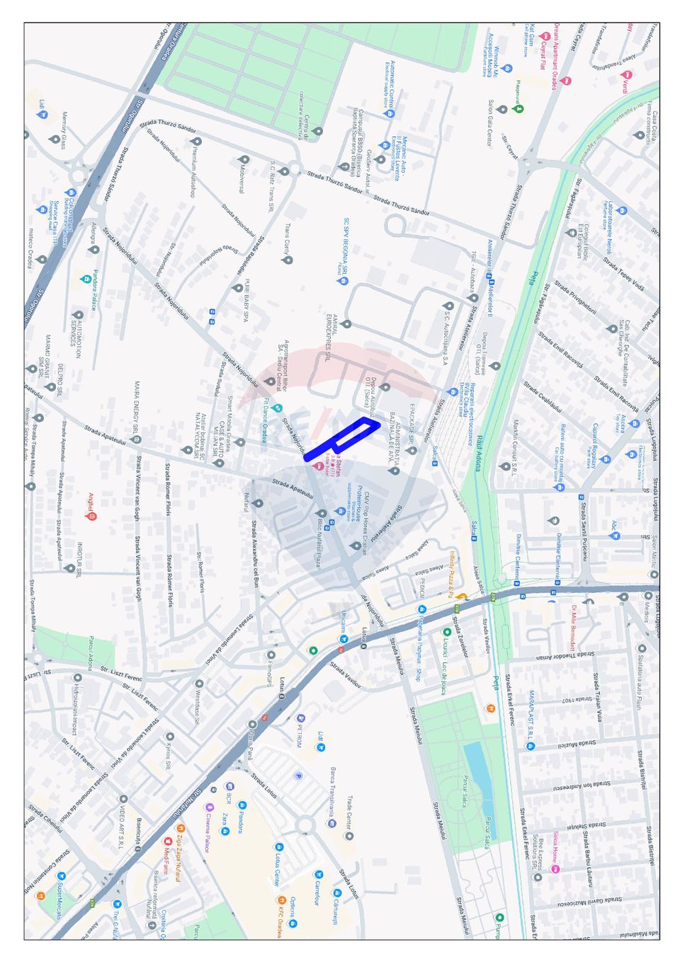 De vânzare Teren intravilan 2,137mp Strada Nojoridului /Oradea