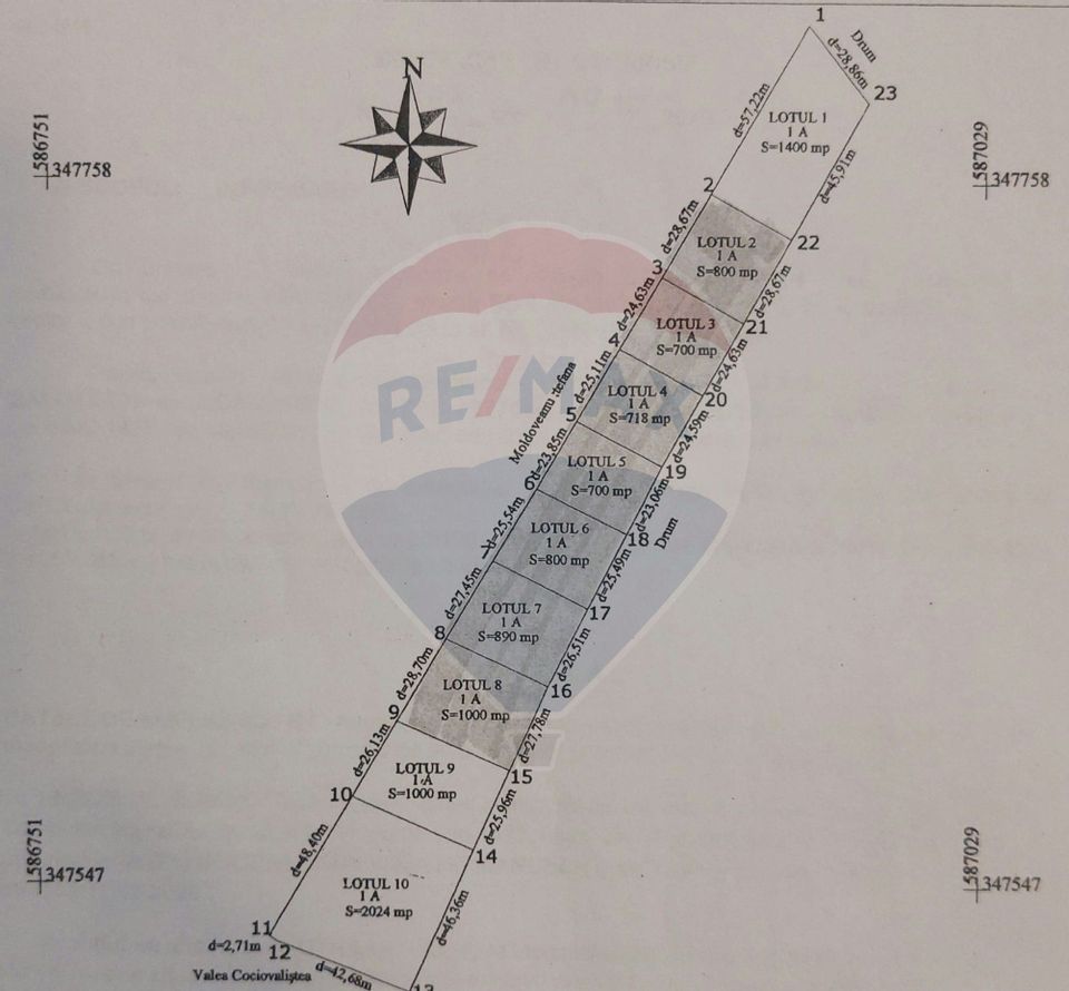 Land 800sqm Balotesti / Strada Lacului