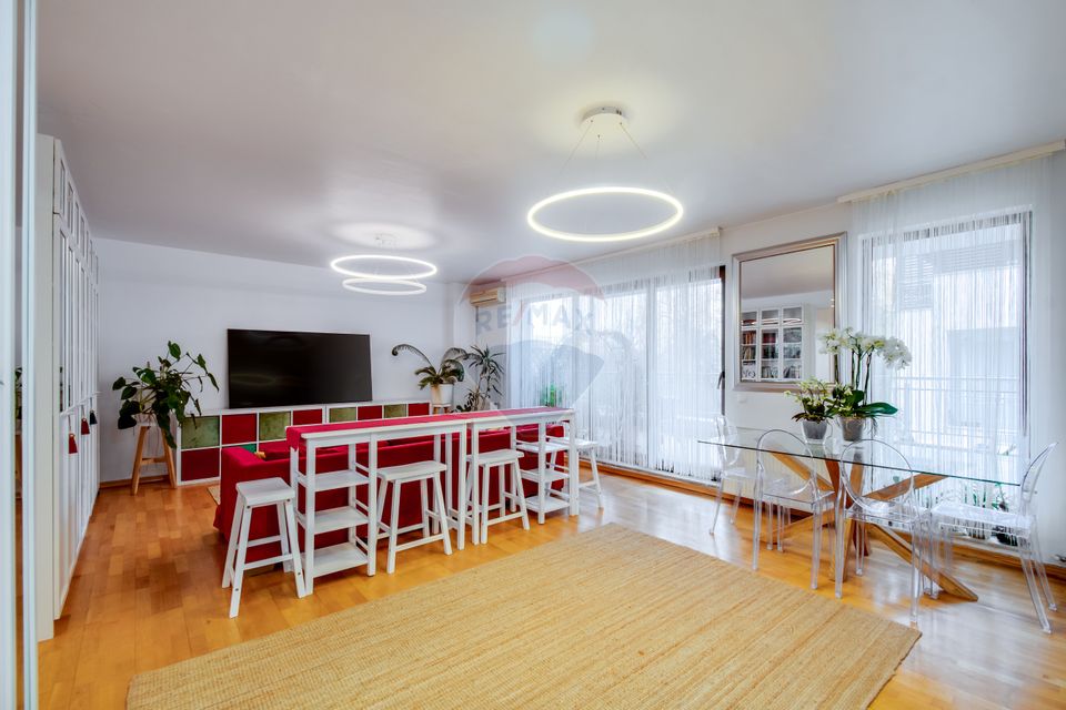 Apartament 3 camere, de vanzare, Perla Residence, Pipera, etaj 1