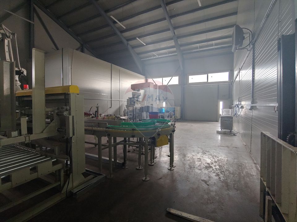 Spațiu industrial-depozit de 1120mp de închiriat în Dumbrăveni, SV