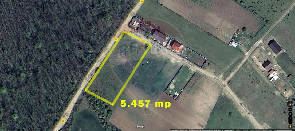 Land 5,457sqm Pruni / Strada Padurii