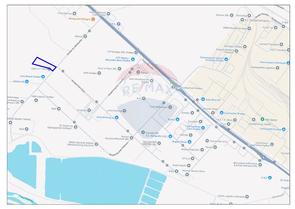 Teren Industrial de Vânzare, 11.157mp Oradea / Strada Ion Mihalache