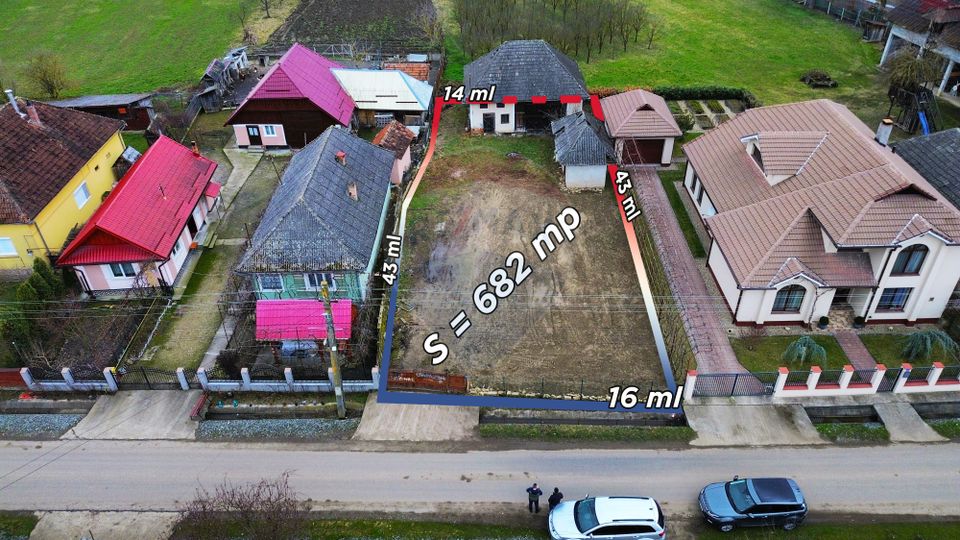 Constructie de caramida cu 3 camere de vânzare in centrul com. Salsig