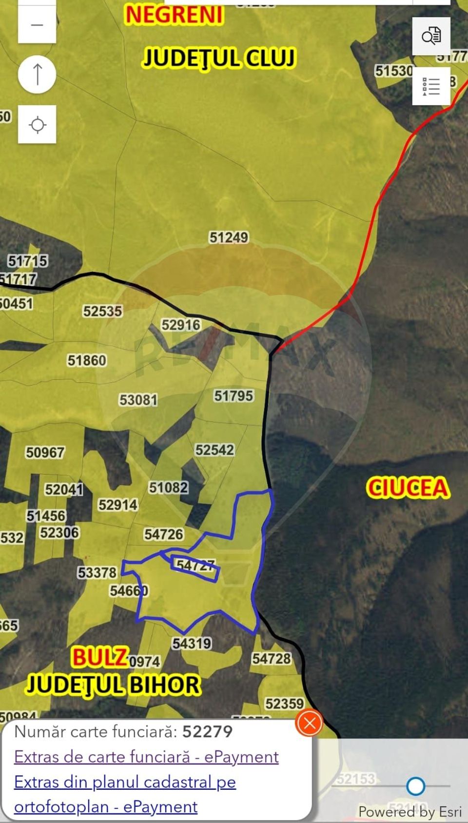 Teren 130000 mp extravilan Munteni - Bulz, Negreni