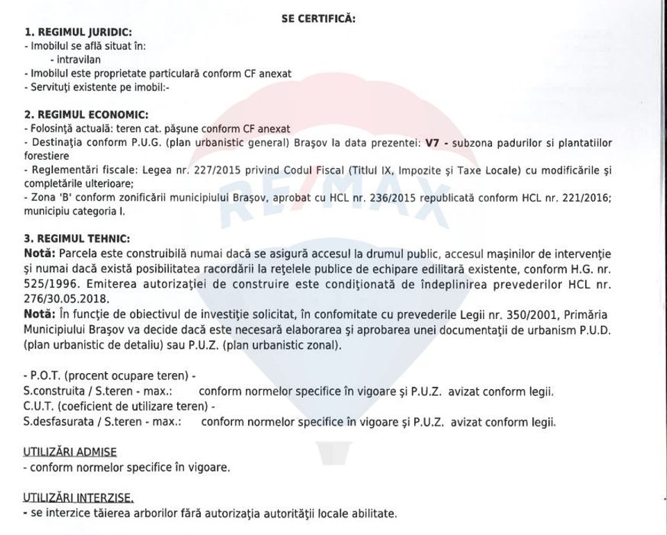 Teren intravilan, 56000 mp, Poiana Braşov