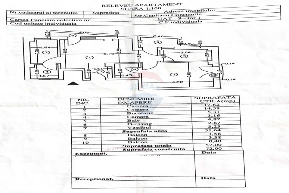 2 room apartment, for rent, Turda area, building from 2015
