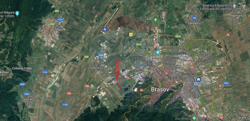 Land 16,669sqm Brasov / Strada Cucului