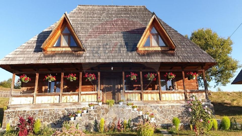 Vanzare 3 case de vacanta si 15750 mp teren, Botiza, Maramures