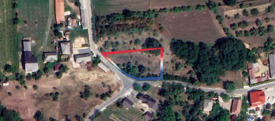 Carbunari Vanzare teren cu fundatie, proiect de casa si racorduri