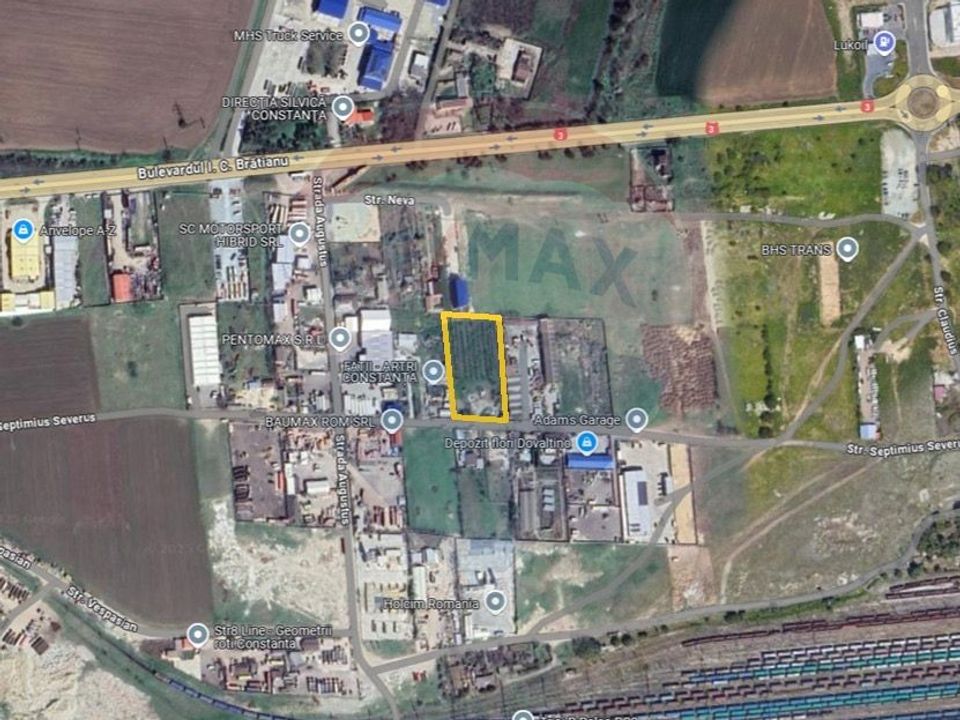 Teren  intravilan de vânzare zona Cfr Palas Constanta