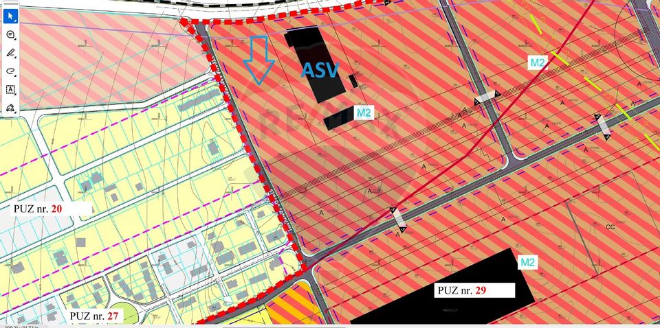 Teren comercial/industrial zona Metro,  DN1 Brasov Ghimbav