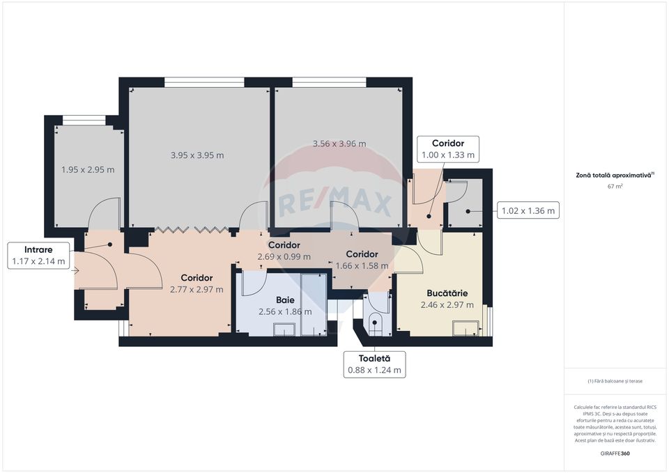 3 room Apartment for sale, Foisorul de Foc area