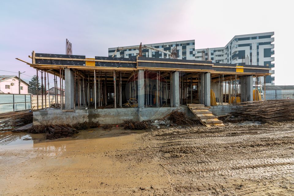 Garsoniera de vânzare / Chiajna / Bloc nou / balcon, loc de parcare.