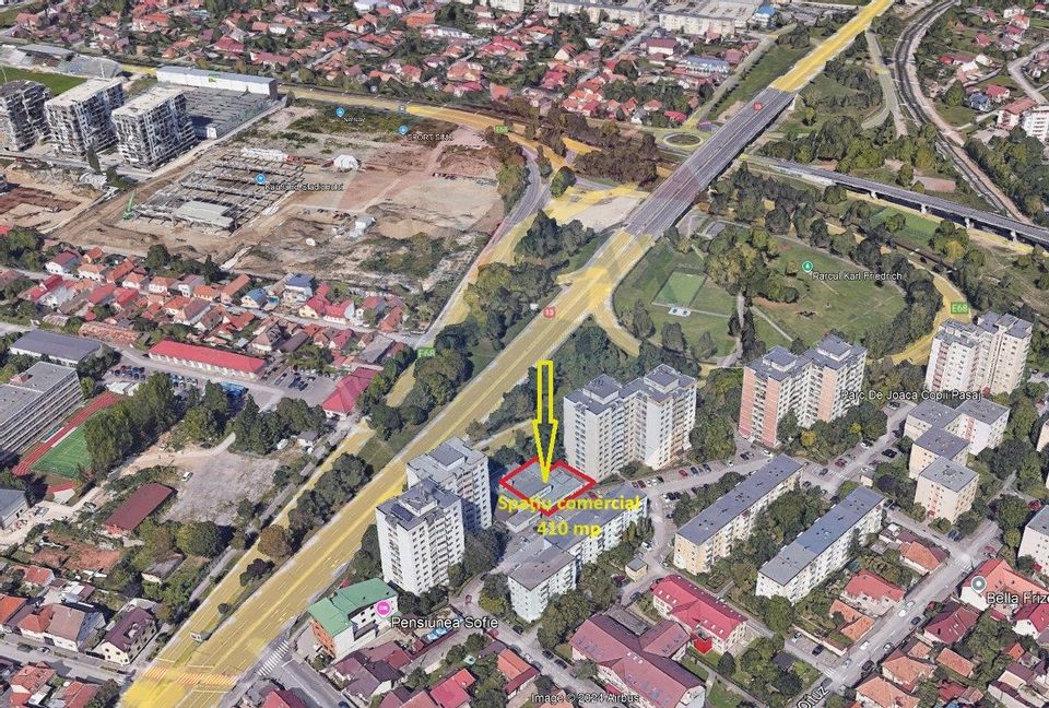 Spatiu comercial 255 mp, zona Tudor Vladimirescu