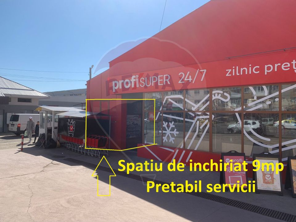 Spațiu comercial  / 9mp / adiacent PROFI / Micro 6