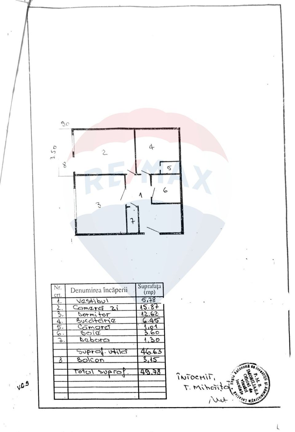 Apartament 2 camere zona Piata Progresul  zona verde
