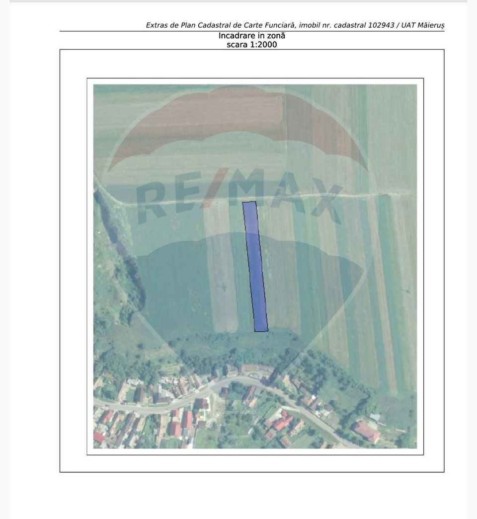 Vânzare Teren 36.900 mp – Arabil și Fâneață, 8 Parcelele Intabulate