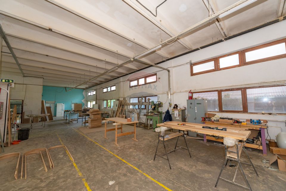 Production/storage hall, access from two streets, Popesti center