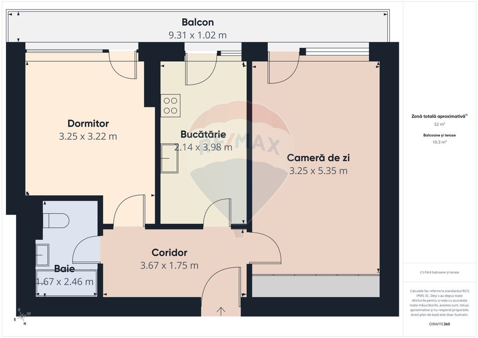 Atria Urban Faza 3 Piscina Loc de parcare Mobilat 62mp 2 camere