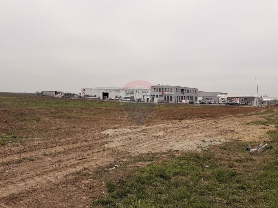 Teren 7,868mp, Aeroportul Oradea / DN E71/viitorul sens giratoriu