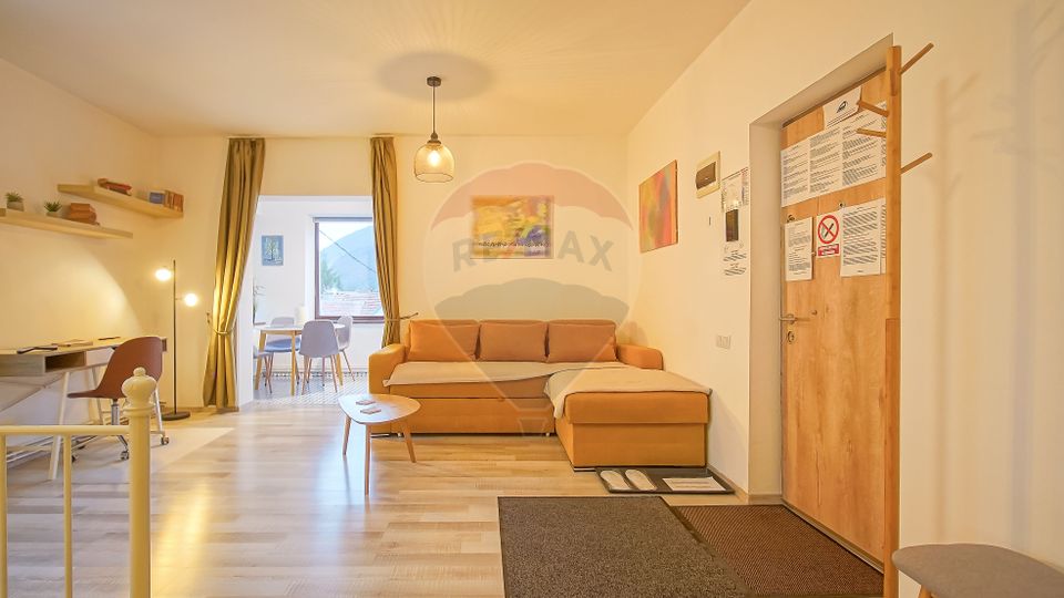 Casa cu 5 studiouri independente, terasa rooftop, vedere montana