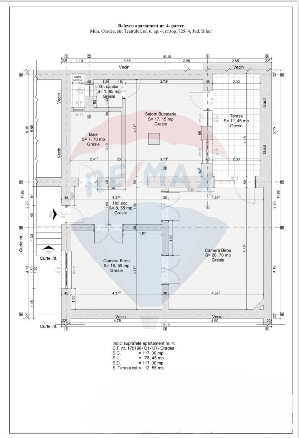 Birou Premium+ cu Terasă, Ultracentral Oradea, Gata de Activitate Acum