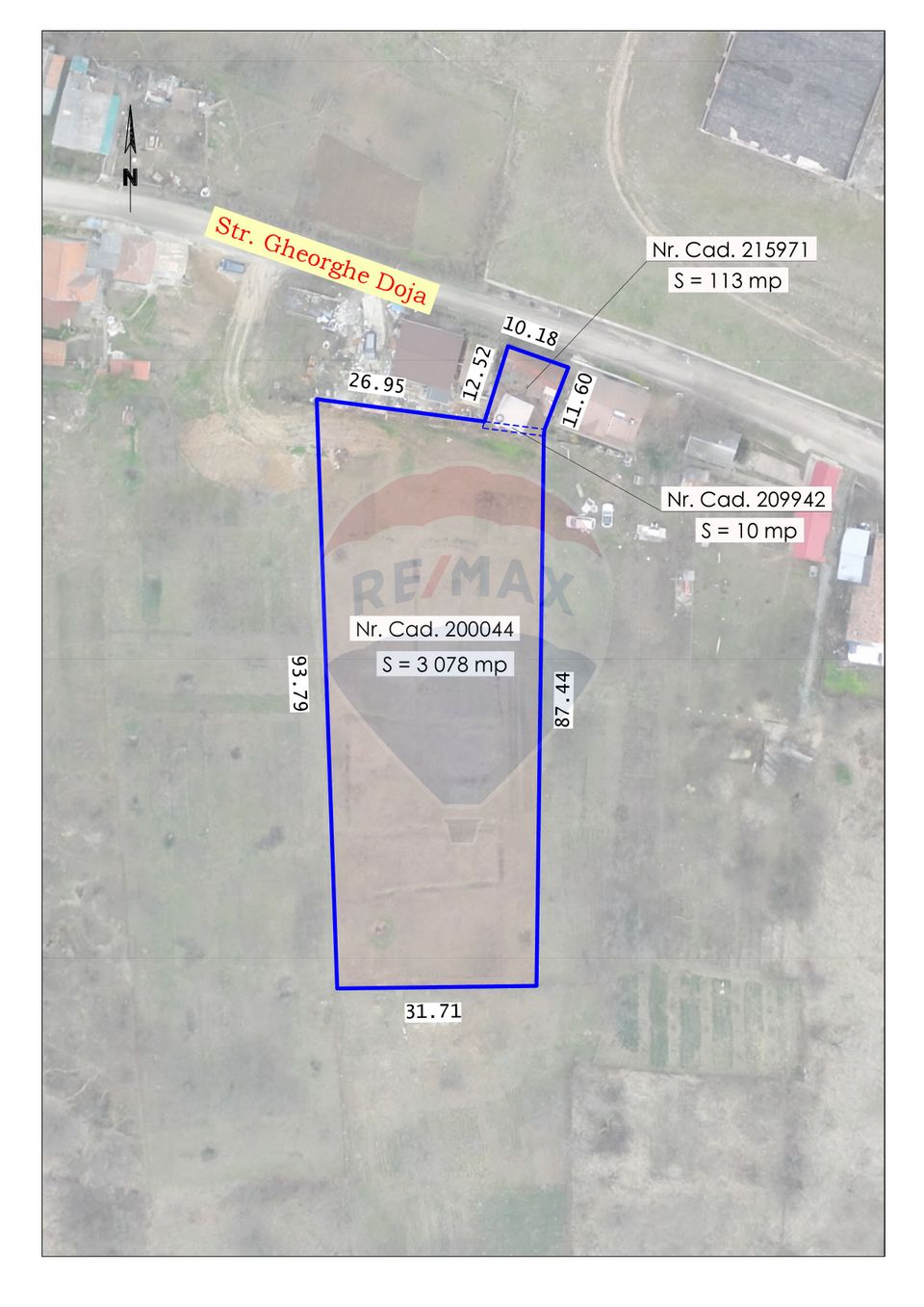 Land 3,201sqm Oradea / Strada Gheorghe Doja