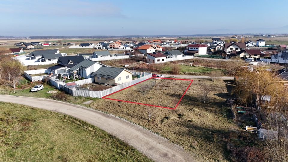 Comision 0% | Teren intravilan 500 mp | Utilități | Hărman