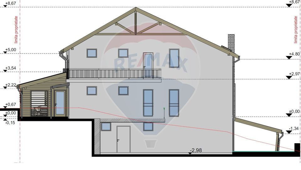 Casa noua, premium, cu panoramă superbă asupra orașului